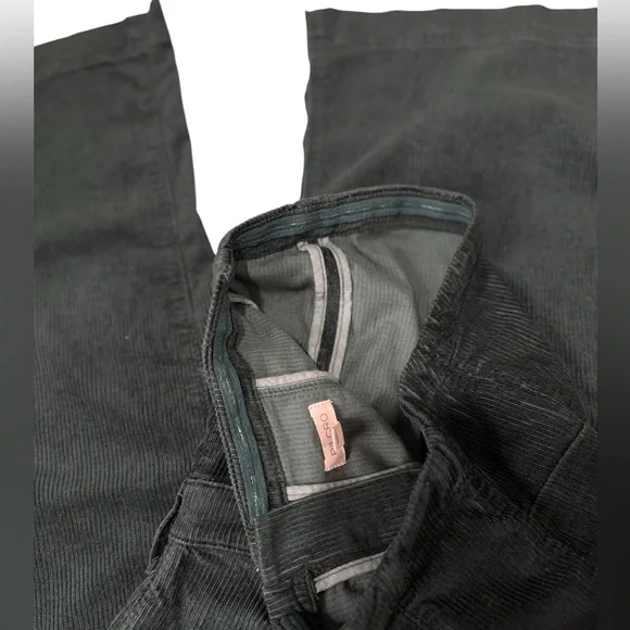 The Skipper Strapless Corduroy Crop Wide-Leg Jumpsuit by Pilcro Sz 4 - Picture 6 of 9